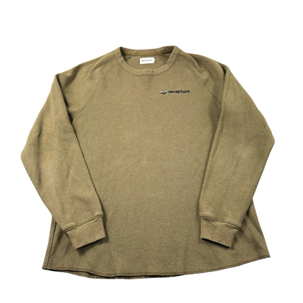 Taylor Stitch Green Knit 42 Cotton‎ Crewneck Size 42